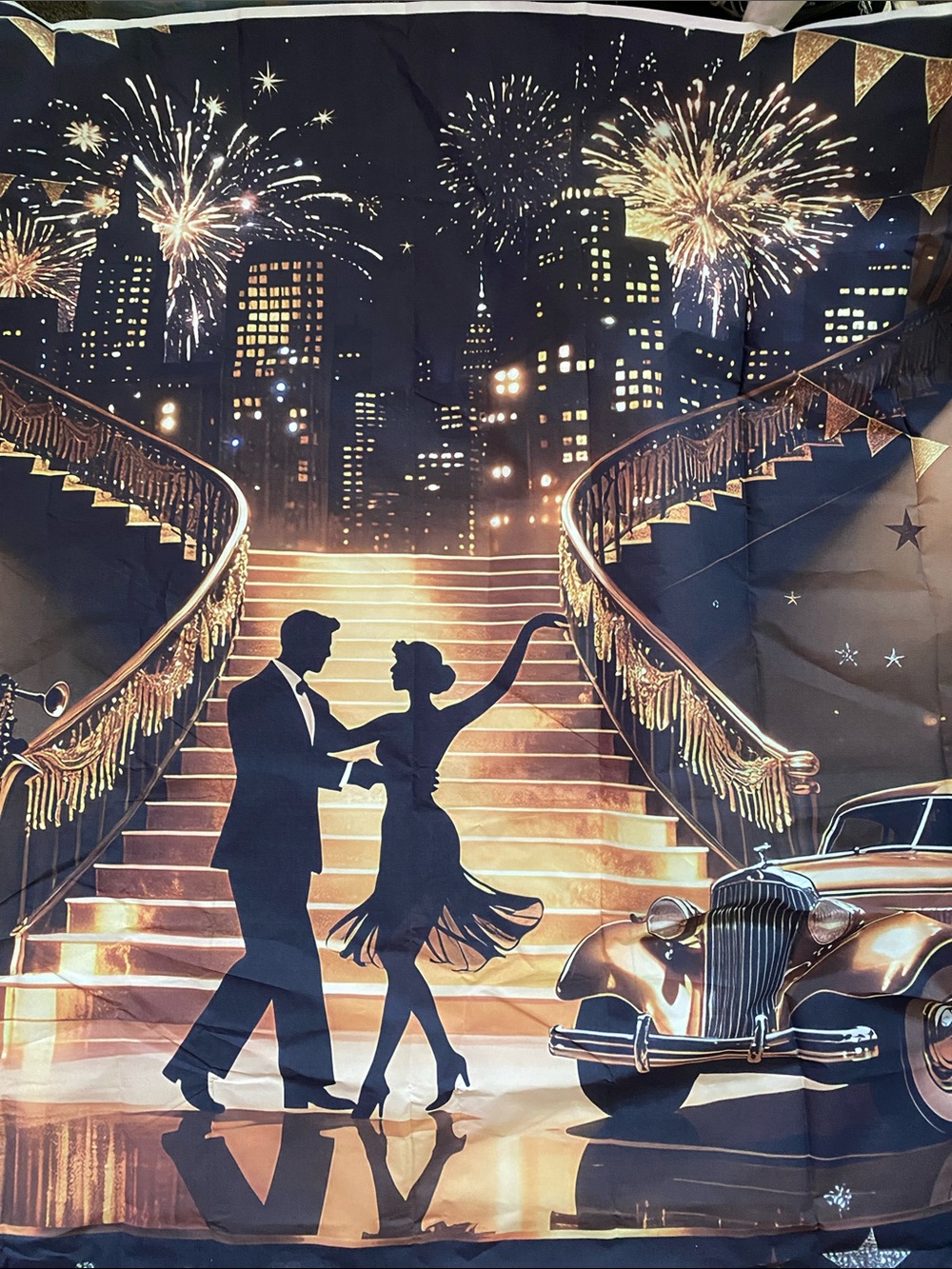 Scene Backdrop wall hanging light canvas party decoration mood setter